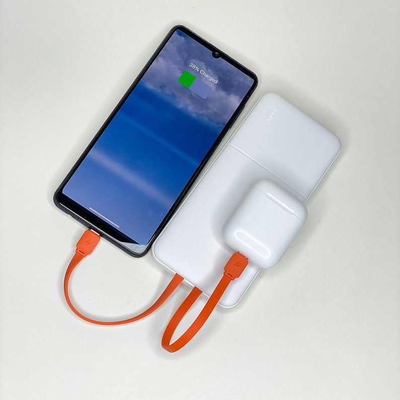 Custom Logo Power Bank 10000mAh with Built-in Cables thumbnail 6