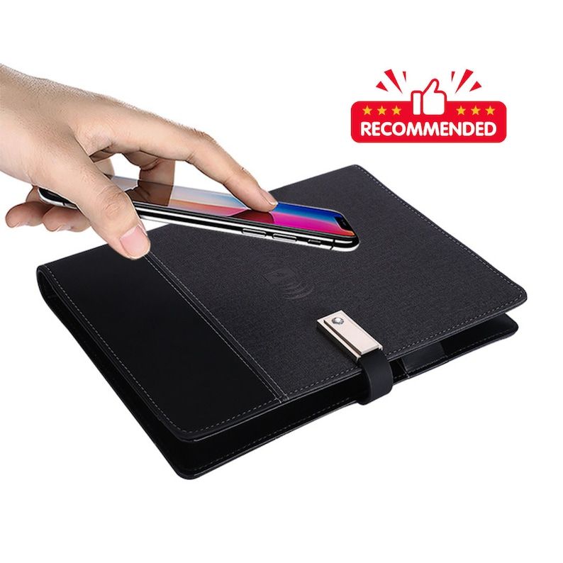 Smart Notebook A5 with Wireless Charger 8000mAh & 32GB Flash Drive thumbnail 7